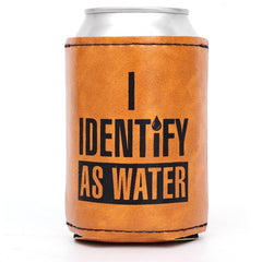 Dad -Leather Can Cooler 12 OZ