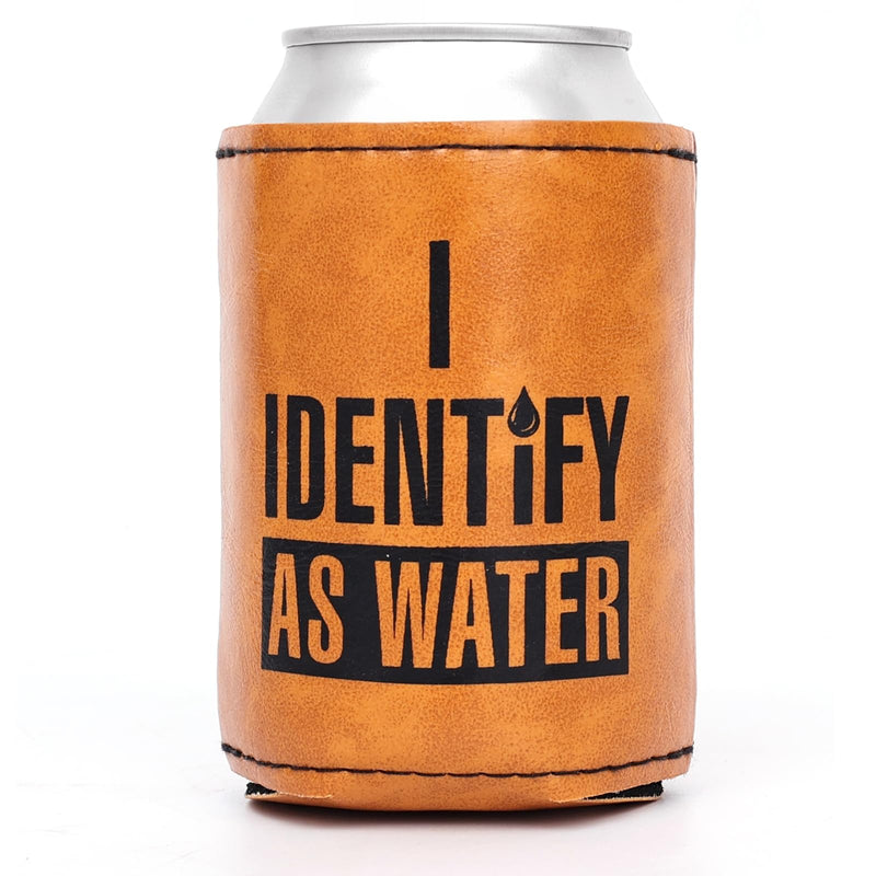 Dad -Leather Can Cooler 12 OZ